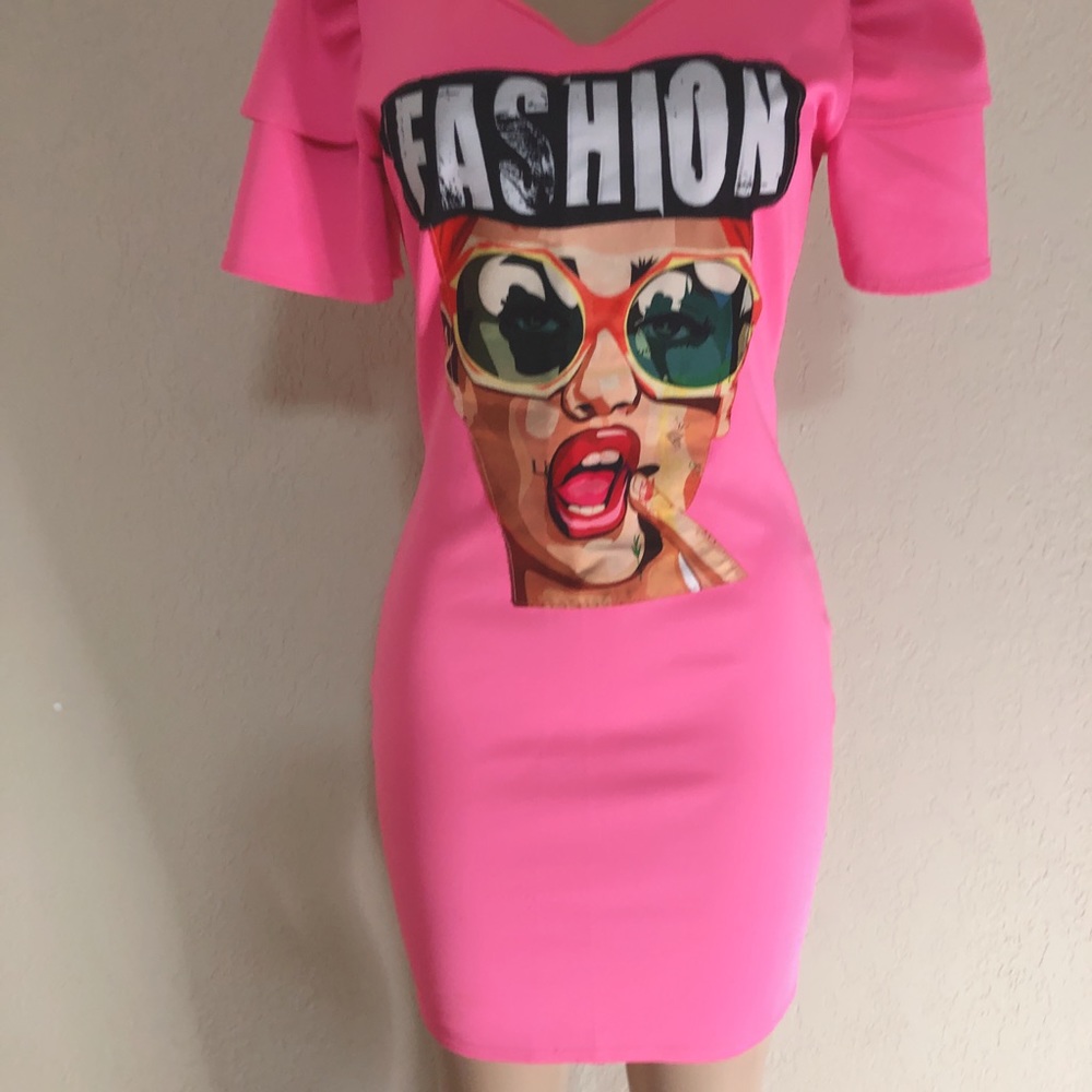 Pink dress